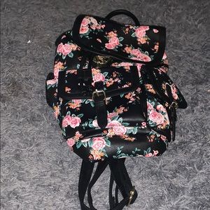 Rose black backpack